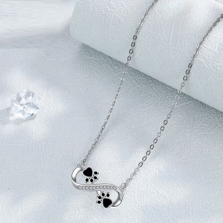 Collar de Amor Infinito con Piedras de Circonita