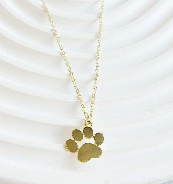 Collar de Pata Dorada para Aficionados de los Perros