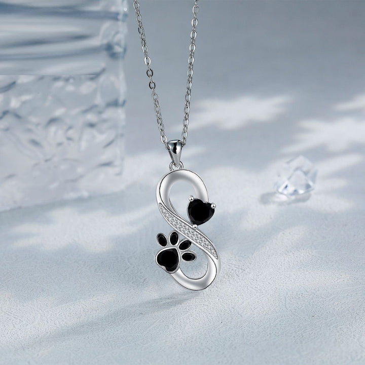 Collar de Corazón con Huella de Amor Eterno