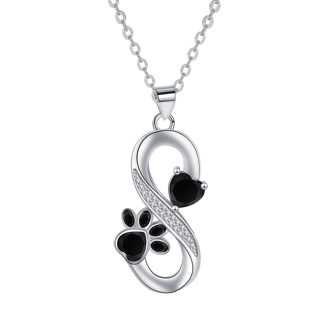 Collar de Corazón con Huella de Amor Eterno