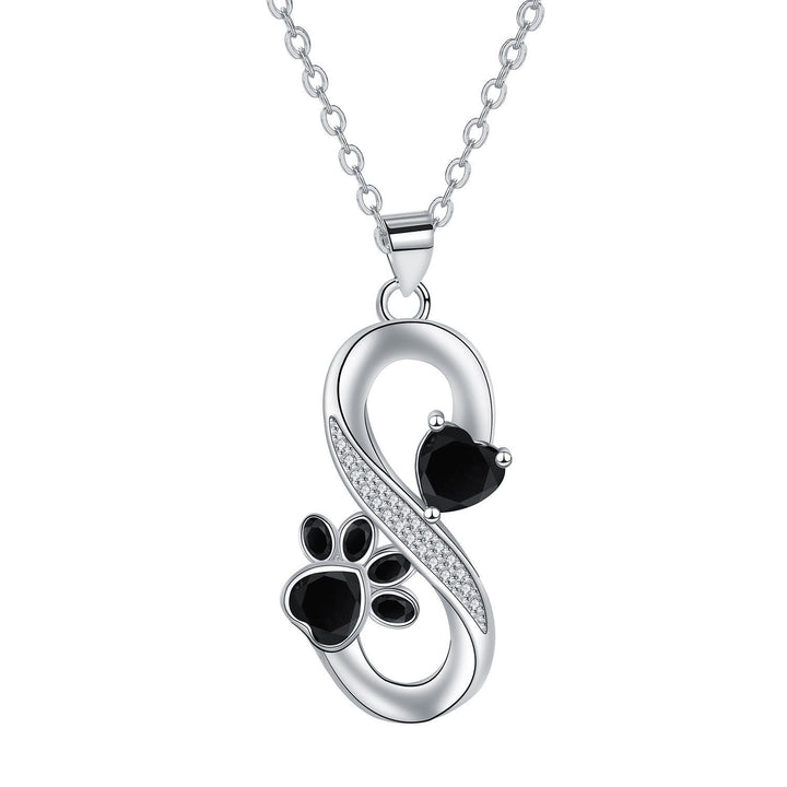 Collar de Corazón con Huella de Amor Eterno
