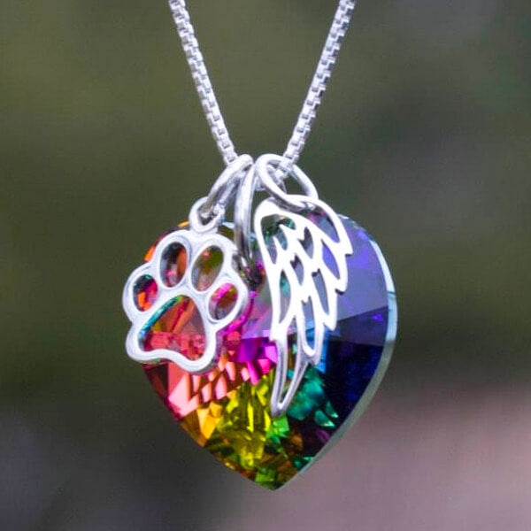 Colgante Corazón Arcoíris de Recuerdo