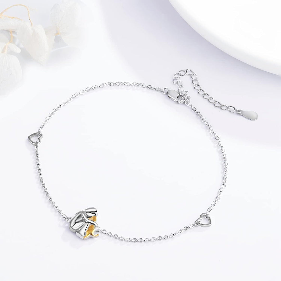 Pulsera Ajustable de Amistad con Diseño de Perro