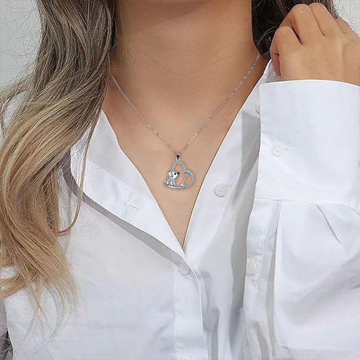 Colgante Corazón 'Loyale Compaan' en Plata