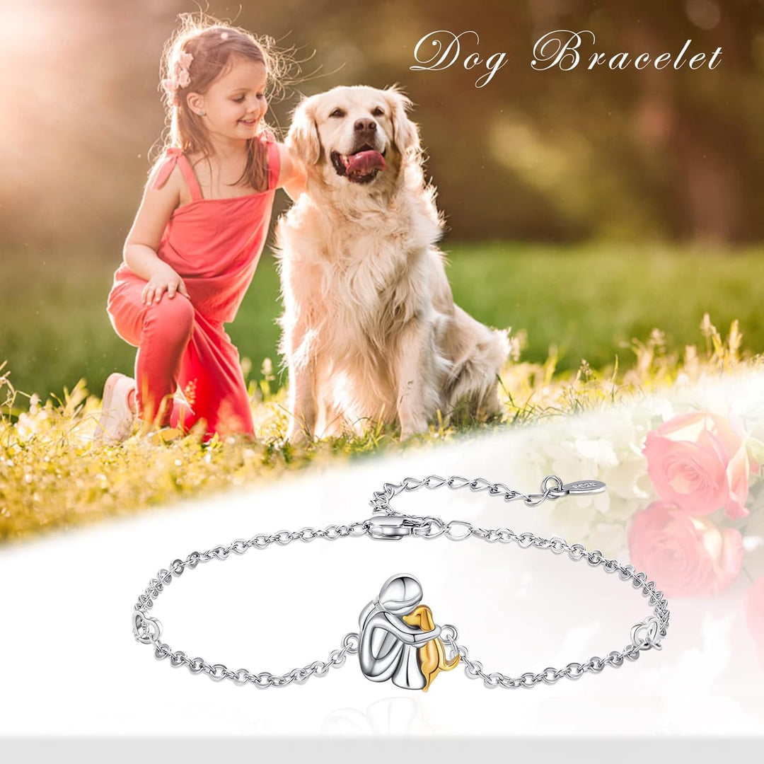 Pulsera Ajustable de Amistad con Diseño de Perro