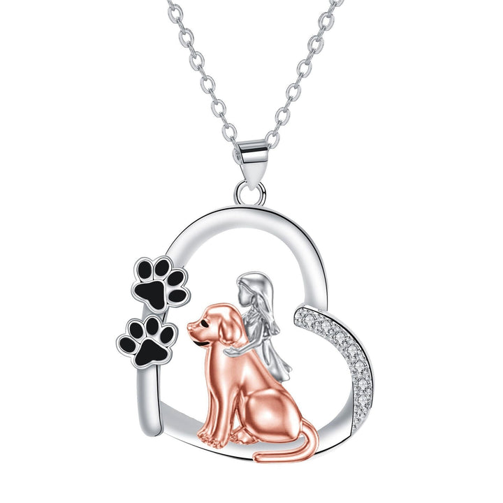 Collar de Corazón de Compromiso para Mascotas y Sus Dueños
