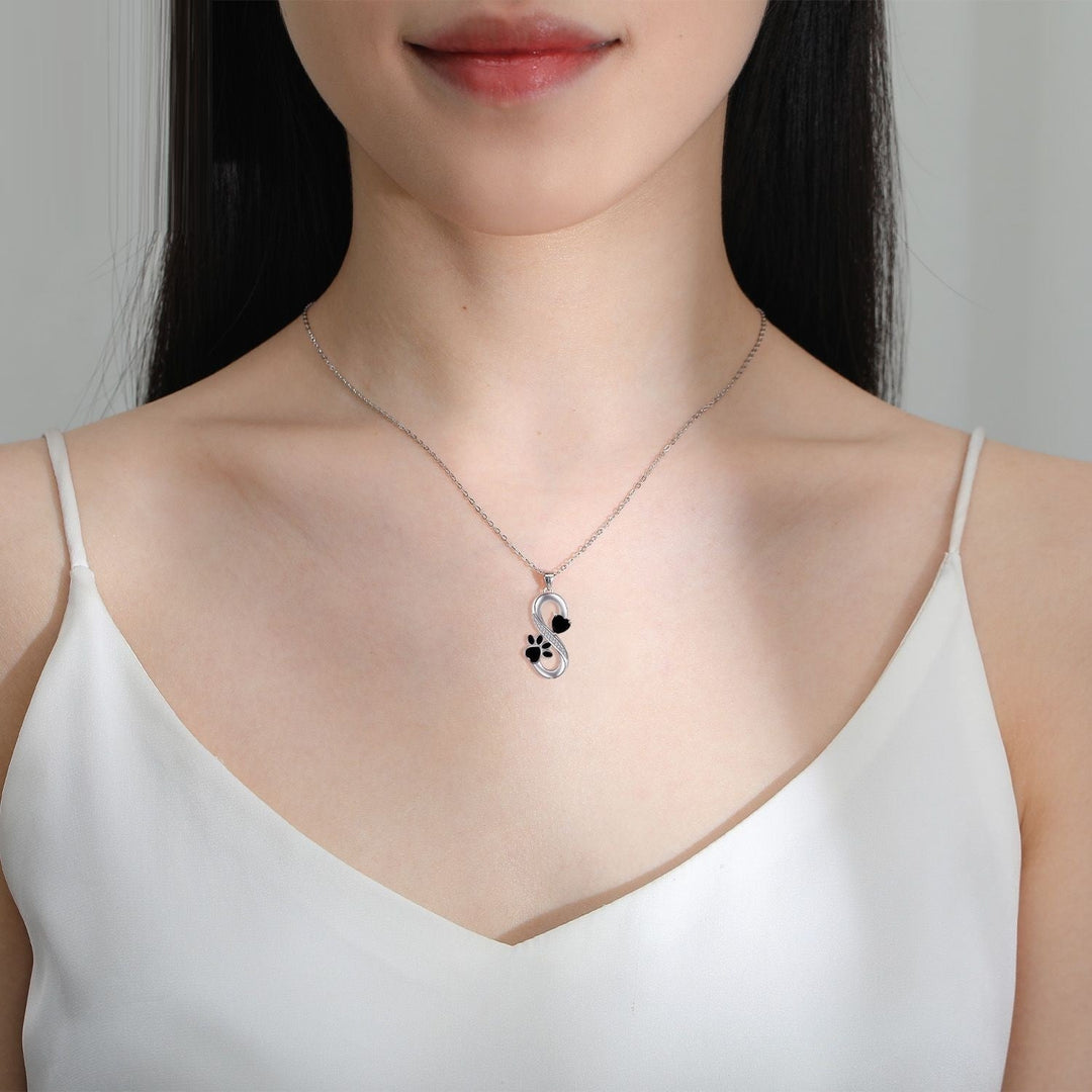 Collar de Corazón con Huella de Amor Eterno