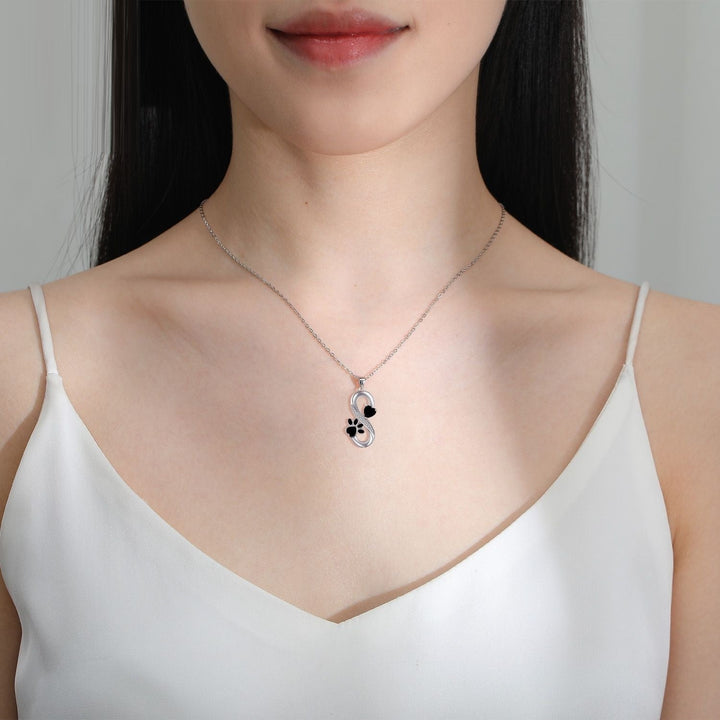 Collar de Corazón con Huella de Amor Eterno
