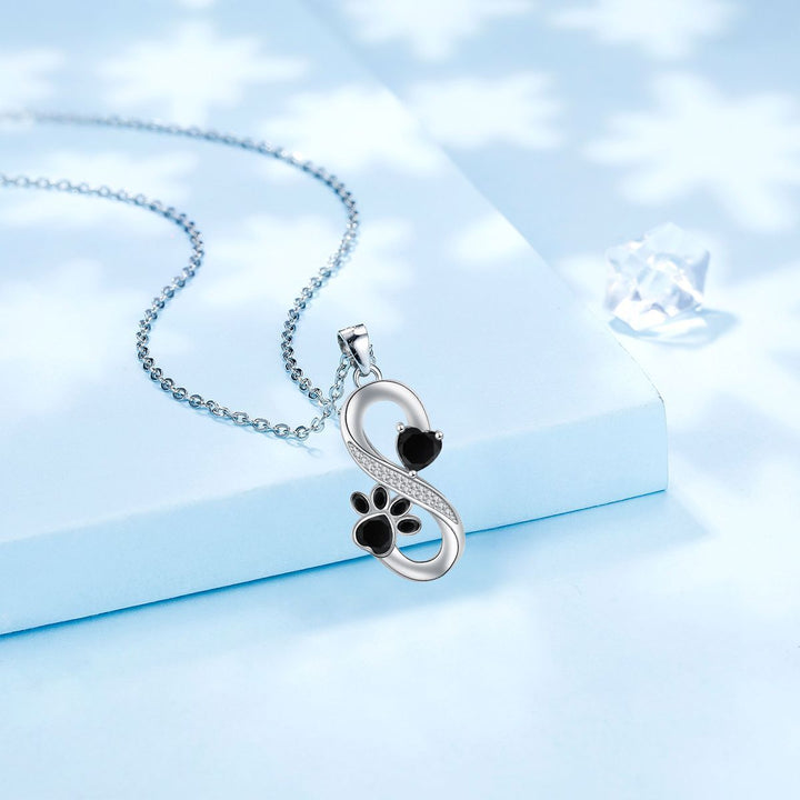 Collar de Corazón con Huella de Amor Eterno