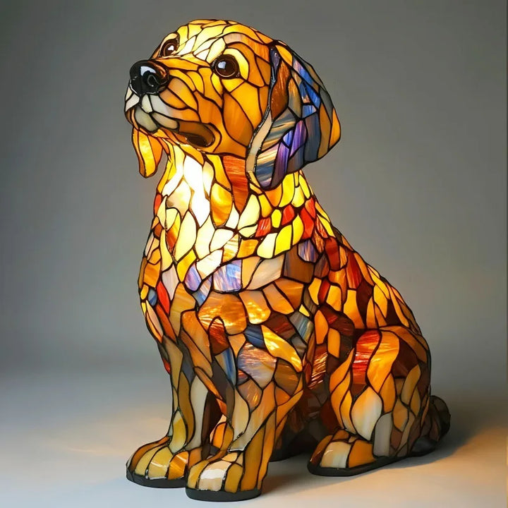 Figurita Espiritual de Labrador Retriever Dorado