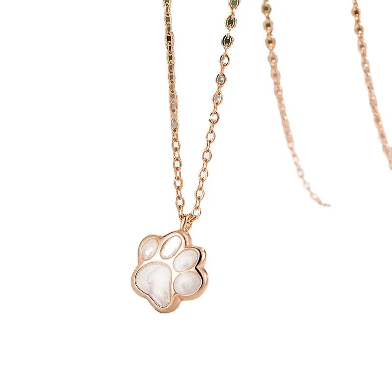 Colgante de Huella – Joyería Animal Simbólica para Mujeres