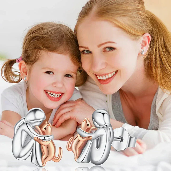 Pendientes de Stud Inspirados en Gatos – Pendientes y Aros