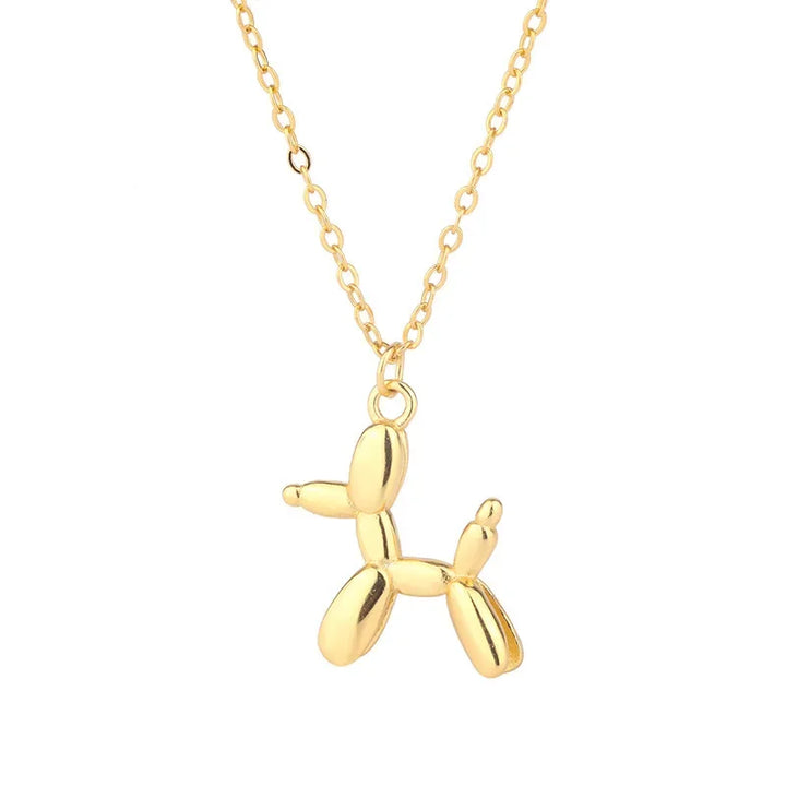 Collar de Perro con Diseño de Globo – Juguete Elegante para Damas con Colgante de Animal Dorado