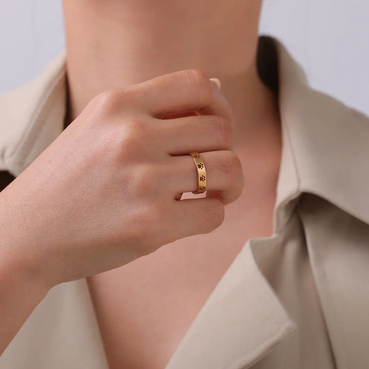 Anillo de Huella Femenino