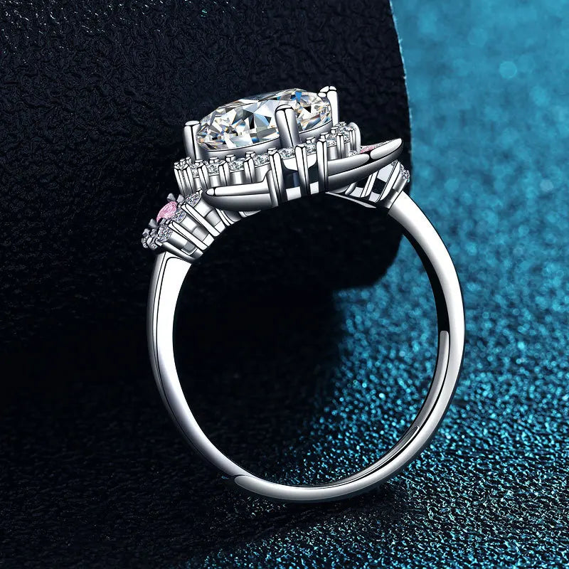 Anillo Ajustable de Gato con Circonitas – Encantador Accesorio para Mujeres