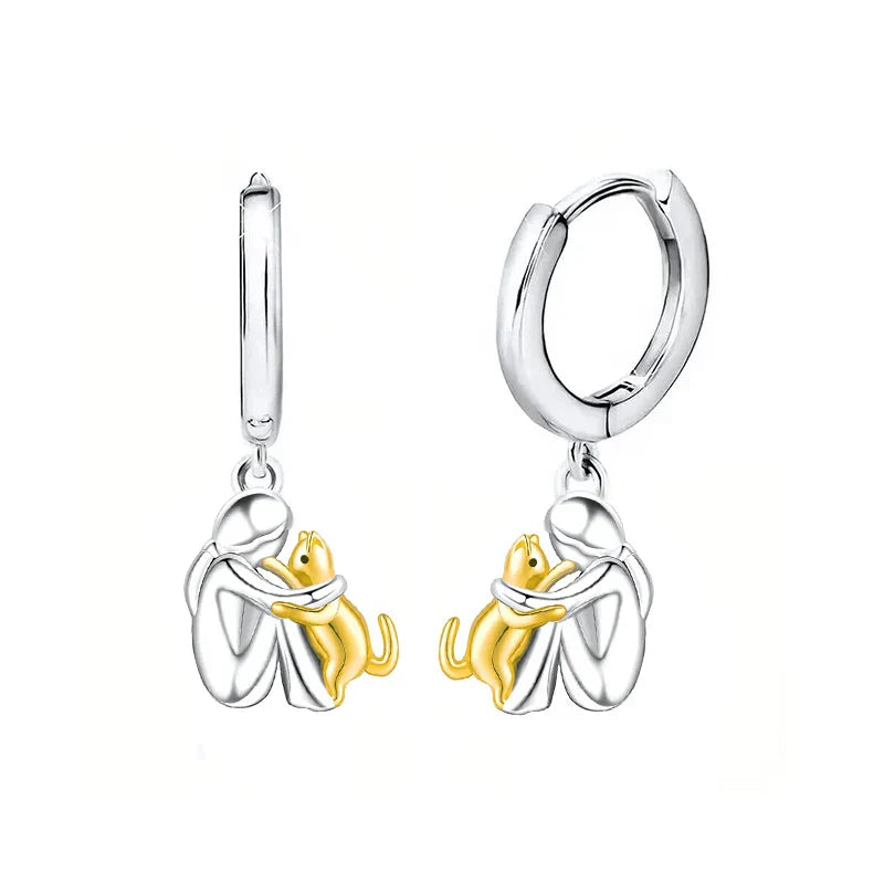 Pendientes de Stud Inspirados en Gatos – Pendientes y Aros