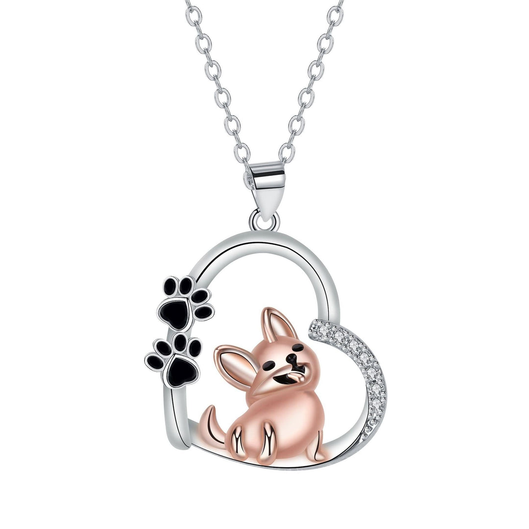 Collar Reconfortante de Amistad para Perros en Oro Rosa