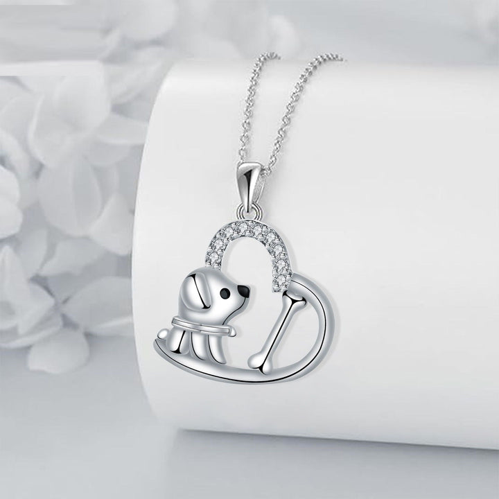 Colgante Corazón 'Loyale Compaan' en Plata