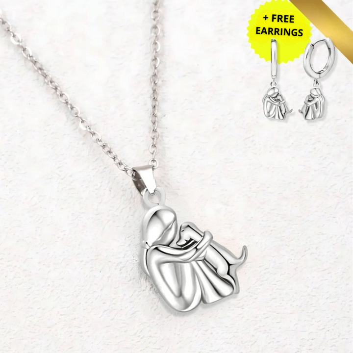 Pulsera de la Suerte con Diseño de Perro + Pendientes GRATIS