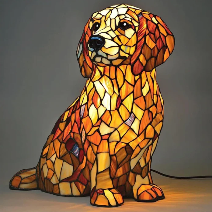 Figurita Espiritual de Labrador Retriever Dorado